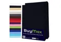 Produktbild: Buymax Spannbettlaken 2-er Set, Doppelpack, Bettlaken, Jersey 100% Baumwolle, Gummizug: rundum, (2 Stück), 90x200 100x200 140x200 160x200 180x200 cm, Matratzen bis 25 cm Höhe