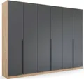 Produktbild: rauch Drehtürenschrank Dark&Wood by Quadra Spin im Industrial Style mit Metallgriffstangen