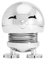 Produktbild: Hoptimist Bimble Wackelfigur & Glücksbringer, Skandinavische Deko Figuren für Wohnzimmer, Schreibtisch, Büro, Bürodeko & Lustige Kleine Geschenke, 4,5 x 5,8 x 6,6 cm, Small, Chrom