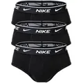 Produktbild: NIKE Herren Slips, 3er Pack - Briefs, Logobund, Cotton Stretch Schwarz S