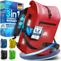 Produktbild: Nextcover® NEU 3in1 Fahrradtasche für Gepäckträger [Aquashield] - Gepäckträgertasche, Rucksack und Umhängetasche 25 Liter I Fahrrad Tasche wasserdicht