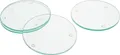 Produktbild: VBS Glasuntersetzer 4 Stk. Untersetzer aus Glas ganzjährig, 4mm Stärke, perfekter Schutz für Tische, stilvolles Design, langlebige Tischunterlage Rund