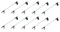 Produktbild: Provance 10 Stück Greifzange für Senioren Müllzange Kinder Müllgreifer Zange Greifer Greifzange Müll Gripzange Müllsammelzange Greifhilfe Gripper Alu 76 cm