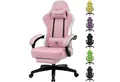 Produktbild: GTPLAYER Gaming-Stuhl Ergonomischer Gaming Sessel Schreibtischstuhl Kunstleder, Federsitzkissen, Verbindungsarmlehnen und Fußstütze 150KG