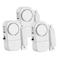 Produktbild: VisorTech 3er-Set Mini-Tür- und Fensteralarme, 95 db, 2 Jahre Batterielaufzeit