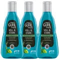 Produktbild: 3x 250ml Guhl Men Voll & Stark kräftigendes Shampoo für feines dünnes Haar