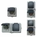 Produktbild: Kopp 107856005, CEE 7/3, CEE 7/4, Grau, 250 V, 16 A - Grau