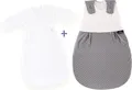 Produktbild: Träumeland Babyschlafsack Set Pünktchen grau (Packung, 3 tlg., 3er-Pack)