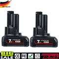 Produktbild: 2x Neu GBA 12V 7.0Ah Akku BAT411 2607337302 Für Bosch Li-ion GSR GDR GSA BAT412