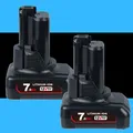 Produktbild: 2 Akku 7,0Ah Für Bosch Professional GBA 12V BAT411 Li-ion GSR BAT412 BAT420