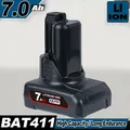Produktbild: 7,0Ah Für Bosch Professional GBA 12V 10.8V Akku BAT411 Li-ion GSR/GDR/GSA BAT412