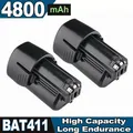Produktbild: 2pack 4,8Ah Für Bosch Professional GBA 12V Akku BAT411 Li-ion GSR GDR GSA BAT412