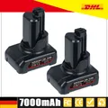 Produktbild: 2x 12V Akku Für Bosch Professional GBA 7000mAh BAT411 Li-ion GSR GDR GSA BAT412