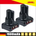Produktbild: 2x Für Bosch Professional GBA 12V Akku 7000mAh BAT411 Li-ion GSR GDR GSA BAT412