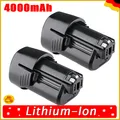 Produktbild: 2x Für Bosch GBA 12V 4.0Ah Akku BAT411 2607337302 Li-ion GSR GDR GSA BAT412 GWL
