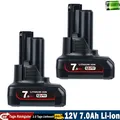 Produktbild: 2x Neu Für Bosch GBA 12V 7.0Ah Akku BAT411 2607337302 Li-ion GSR GDR GSA BAT412