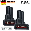 Produktbild: 2X Neu 12V 7.0Ah Für Bosch GBA Akku BAT411 2607337302  Li-ion GSR GDR GSA BAT412