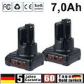 Produktbild: 2Pack 7.0Ah 12V Für Bosch GBA Akku BAT411 2607337302  Li-ion GSR GDR GSB  BAT412
