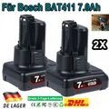 Produktbild: 2x Akku 7,0Ah Für Bosch Professional GBA 12V BAT411 Li-ion GSR BAT412 BAT420