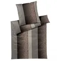 Produktbild: Joop! Bettwäsche Leo 4112-09 Taupe - 155x220cm + 80x80cm