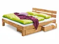 Produktbild: Massivholzbett INGA LF 180x200 cm braun
