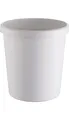 Produktbild: helit Papierkorb 18 l H331xØ315 mm mit Griffrand Kunststoff lichtgrau