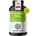 Produktbild: NATURE LOVE® L-Arginin Base mit Citrullin - 365 Kapseln - 99,7+% Reinheit
