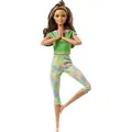 Produktbild: Barbie Made to Move Puppe (brünett) im grünen Yoga Outfit - Grün