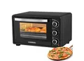 Produktbild: Steinborg Minibackofen Pizzaofen 25L mit Umluft 1500W schwarz