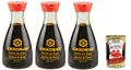 Produktbild: 3x Kikkoman Natürlich Fermentierte Sojasauce 150ml+Italian Gourmet Polpa 400g