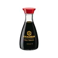 Produktbild: Kikkoman Tischflasche 150ml Sojasauce mit Ausgießer Sushi Sojasoße Glasflasche
