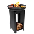 Produktbild: BBQ Collection 3in-1 Feuerschale mit Grillrost - Feuerkorb 61 x 90 cm - Outdoor
