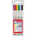 Produktbild: STABILO 6 Pen68 brush im Kunststoffetui (6 x) (568/06-11)