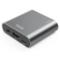 Produktbild: Hama HDMI-Audio-Extractor AE 90, Toslink, 3,5mm-Klinke - Silber