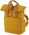 Produktbild: BagBase Recycled Mini Twin Handle Roll-Top Backpack