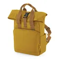 Produktbild: BagBase BG118S Recycled Mini Twin Handle Roll-Top Backpack - Mustard