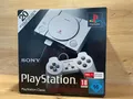 Produktbild: Sony PlayStation Classic Mini PS1 Konsole OVP 20 Spiele | SIEGEL HALB BESCHÄDIGT