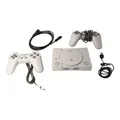 Produktbild: PlayStation 1 - PS1 - PSX Konsole Mini in Grau mit HDMI und 2 Controllern