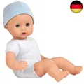 Produktbild: Götz 1320591 Muffin to Dress Junge Puppe - 33 cm große Babypuppe mit blauen S