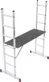 Produktbild: Krause 082107 Aluminium Multifunktionsleiter inkl. Traverse Arbeitshöhe (max.): 4.05m Aluminium DIN EN 131 19.6kg