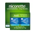 Produktbild: nicorette Lutschtablette freshmint 2 mg Nikotin zum Rauchen aufhören - Jetzt 10% mit dem Code 10nicorette sparen sparen*