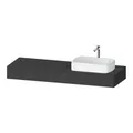 Produktbild: Duravit Konsole Qatego 160x55x17cm, gra ma, 1 Ausschn, Beck. re