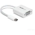 Produktbild: StarTech USB-C To VGA Adapter - White (VGA) (CDP2VGAW)