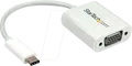 Produktbild: ST CDP2VGAW - Adapter USB Typ-C auf VGA, WUXGA / 1080p, weiß