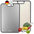 Produktbild: Titan Schneidebrett Doppelseitig 39x28 cm aus Titan für Küche Lebensmittelecht