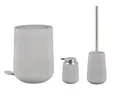 Produktbild: Zone Denmark Nova Bad Accessoires Set Pedaleimer Seifenspender Toilettenbürste Soft Grey grau