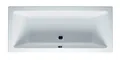 Produktbild: RIHO Lusso Rechteck-Badewanne, Einbau, 2-Sitzer, weiß, B036001005, Ausführung: