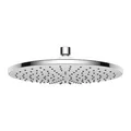 Produktbild: Bürstenking Duschkopf Regendusche, ø 23 cm, ½ Kugelgelenk, einfache Montage, leicht zu reinigende Regendusche, Regendusche Duschkopf mit Silikon Düsen, Chrom