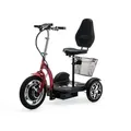 Produktbild: Veleco ZT16 - Elektromobil - 750W - 12km/h - Abnehmbarer Einkaufskorb - Klappbare Lenksäule - Mobilitätsroller (Rot) - Rot