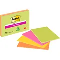 Produktbild: Post-it Super Sticky Meeting Notes Haftnotizen extrastark 6845-SSP farbsortiert, 4 Blöcke
